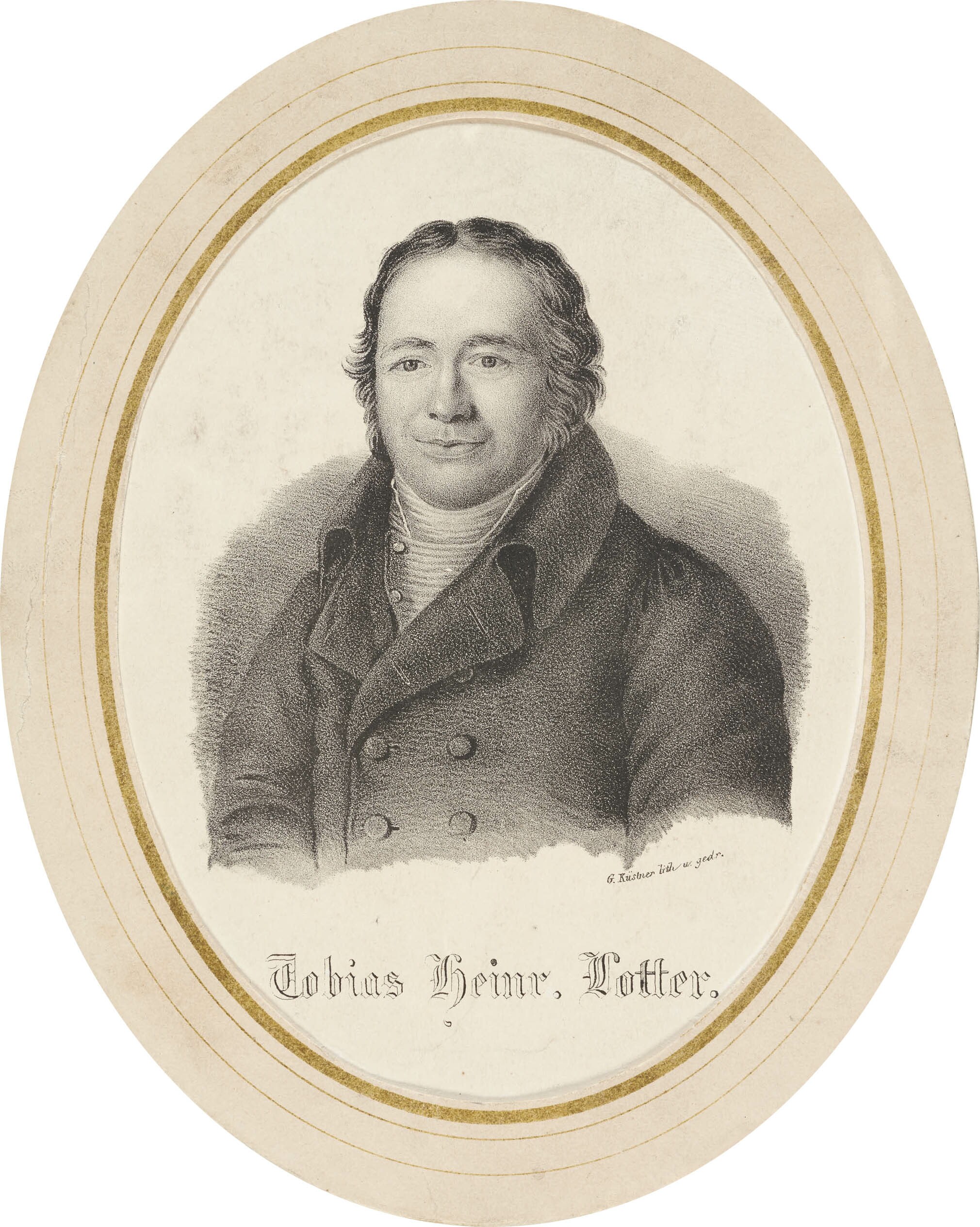 Gottfried Küstner, Bildnis Tobias Heinrich Lotter