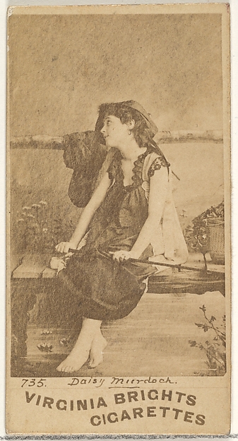Allen & Ginter, Card 735, Daisy Murdoch, from the Actors and Actresses series (N45, Type 1) for Virginia Brights Cigarettes