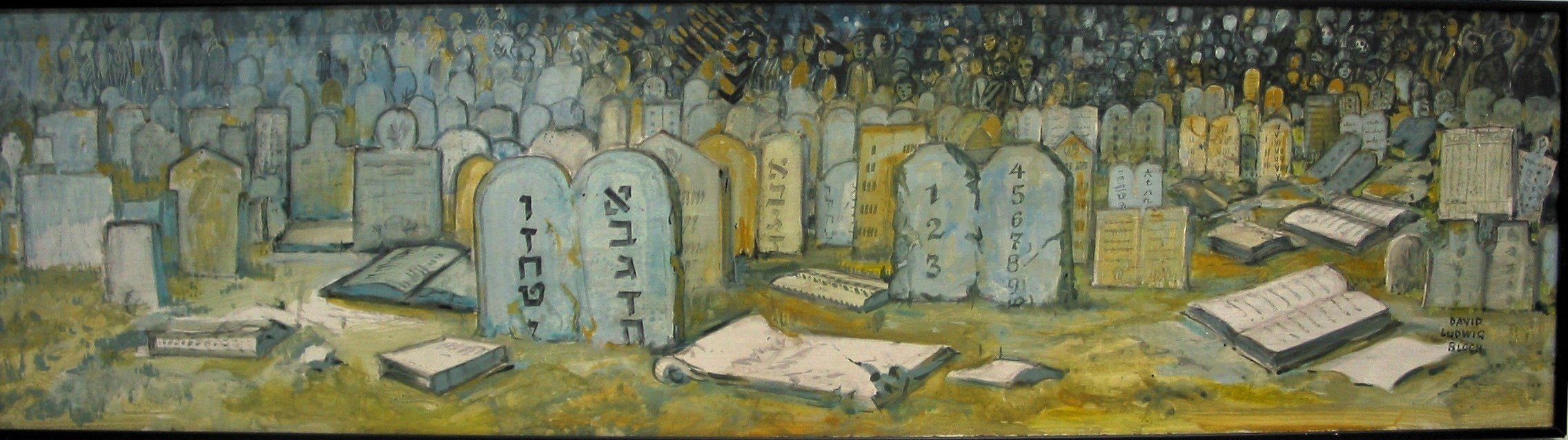 David Ludwig Bloch, Gemälde "Konfused"(David Ludwig Bloch)