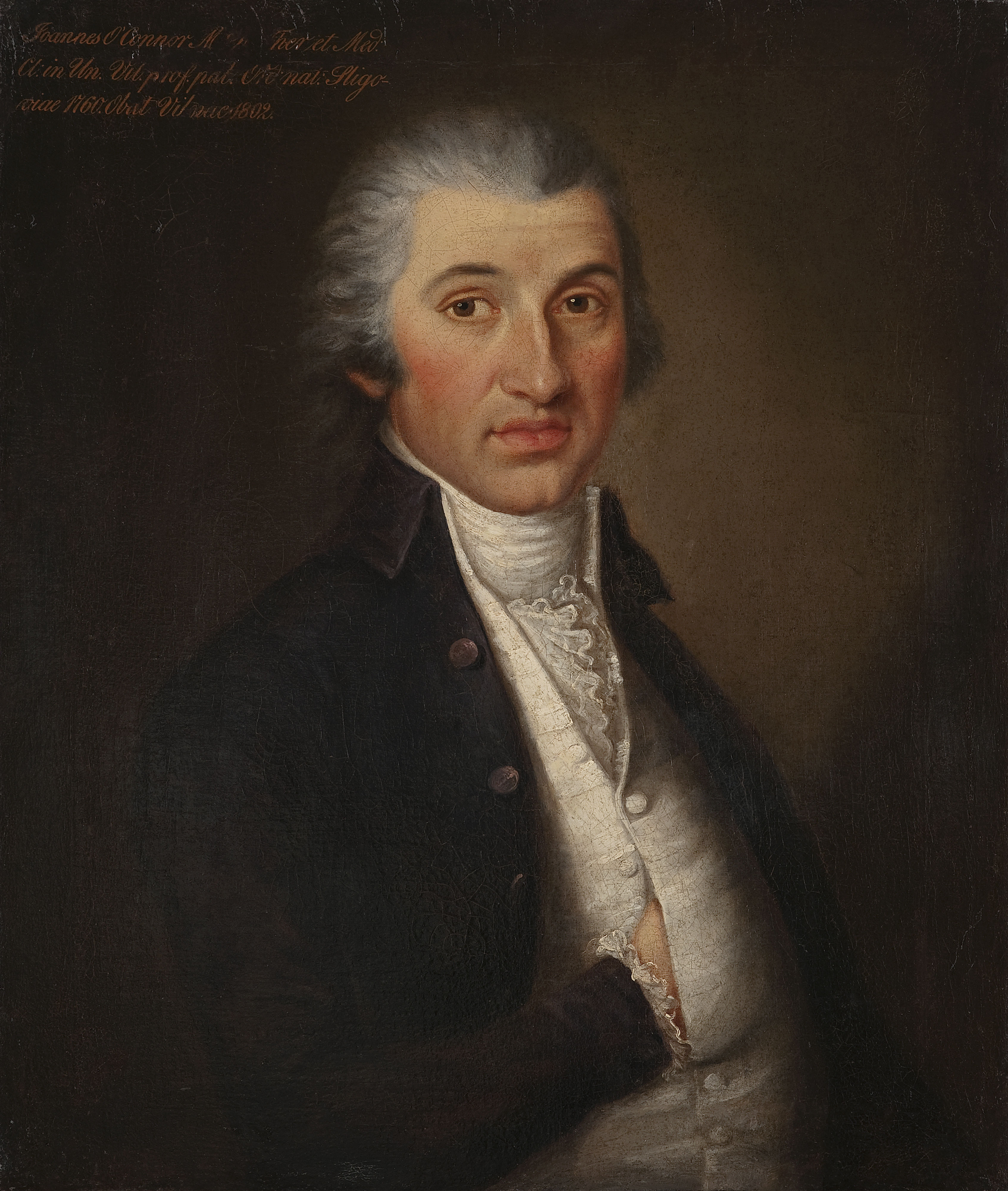 Jan Damel, Portrait of John O'Connor (1760-1802), professor at the University of Vilnius