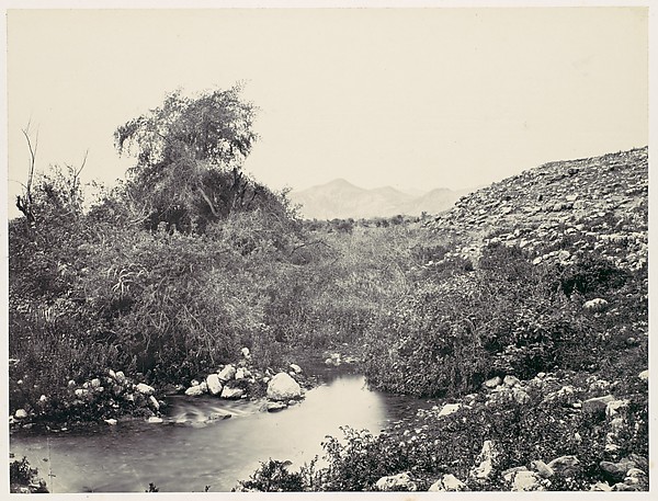 Francis Frith, The Fountain of Jerico and Probable Site of the City