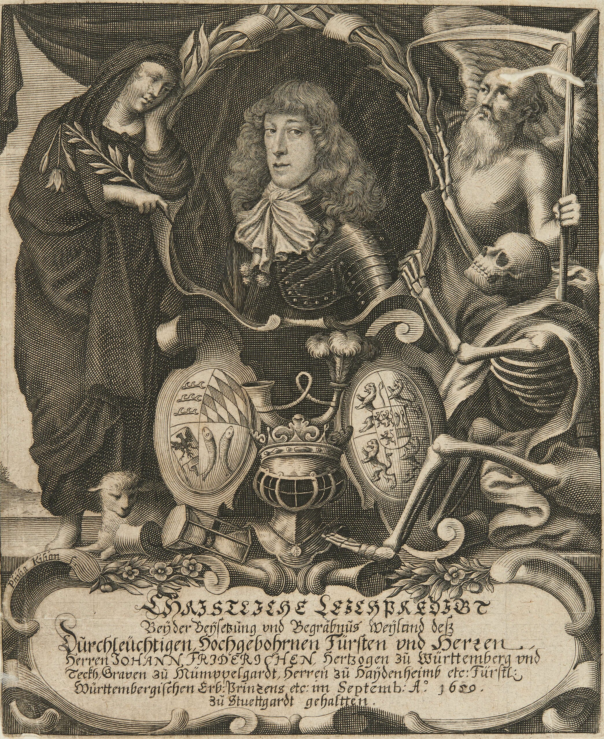Philipp Kilian, Bildnis Herzog Johann Friedrich von Württemberg