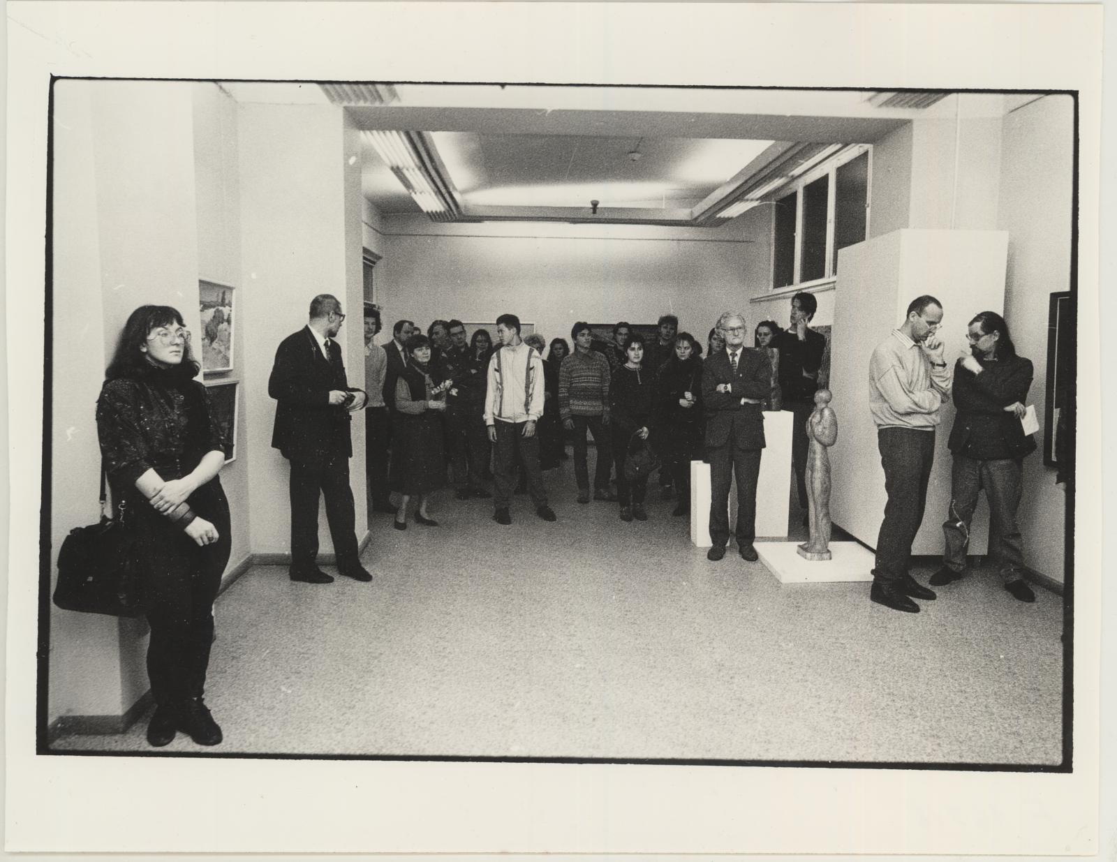 Ahti (kujutatu) Seppet, Exposition of the exhibition of works by alumni of the Tartu School of Art 08.01.1991.a