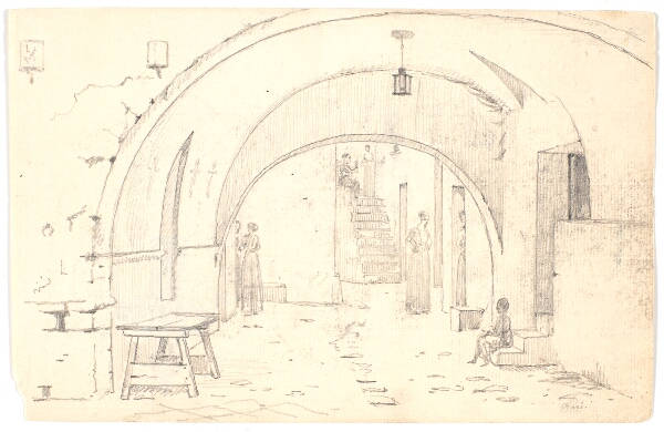 Martinus Rørbye, Gadescene i Bari