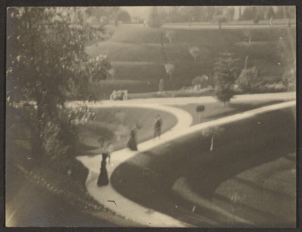 Louis Fleckenstein, [Figures in a Garden]