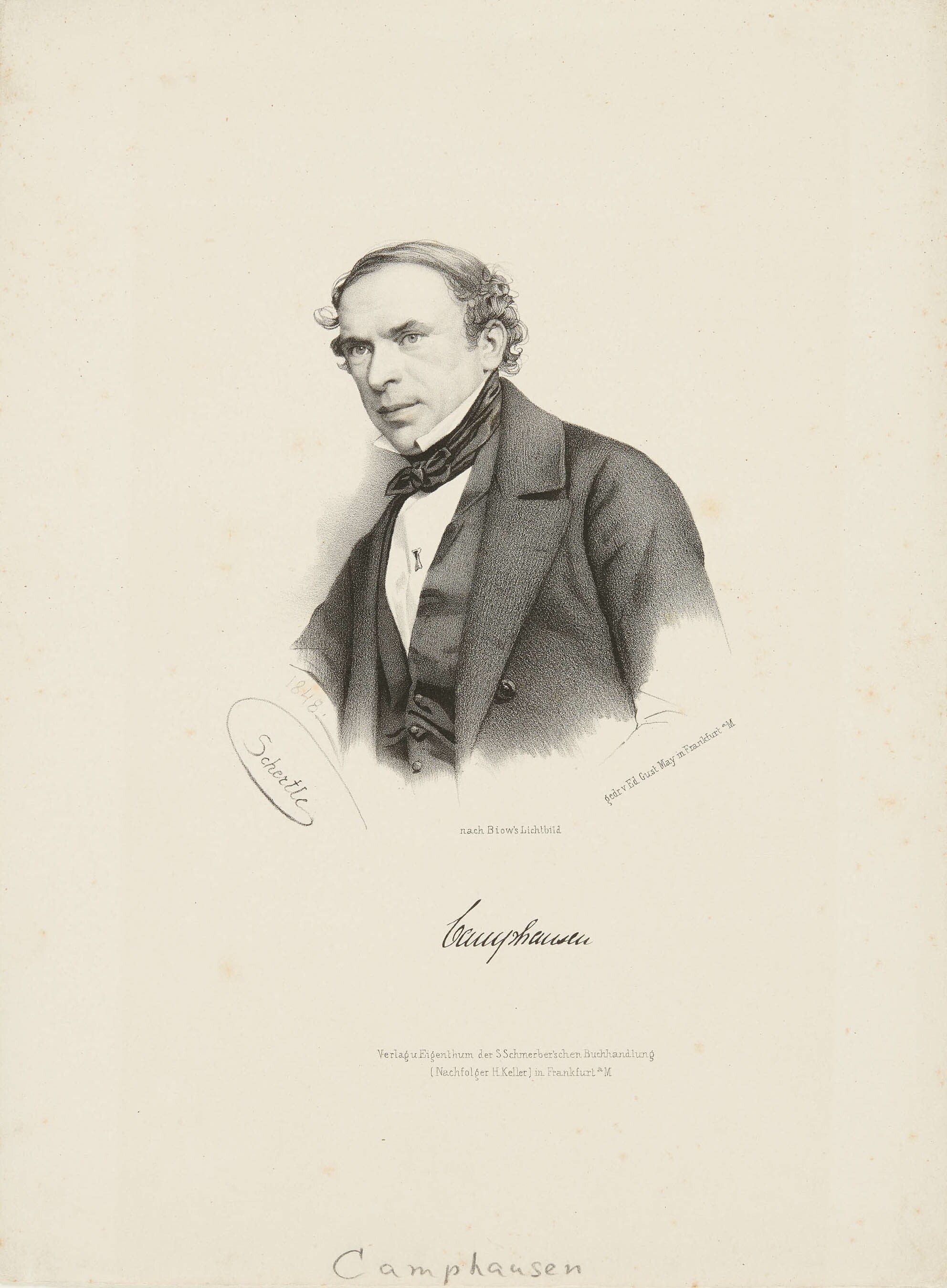 Valentin Schertle, Bildnis Gottfried Ludolf Camphausen
