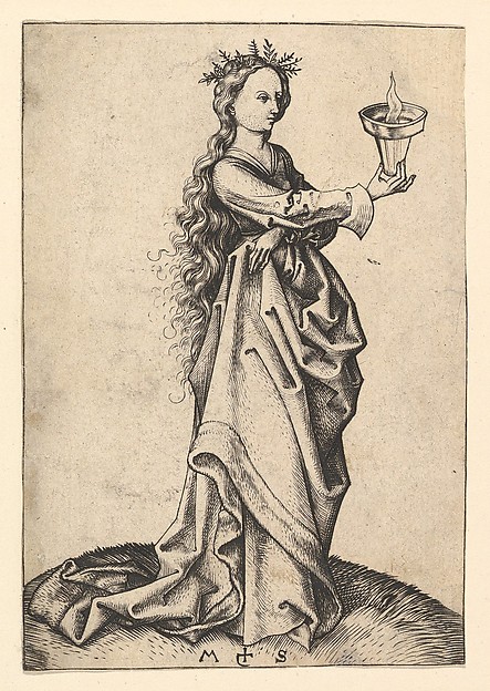 Martin Schongauer, The Third Wise Virgin