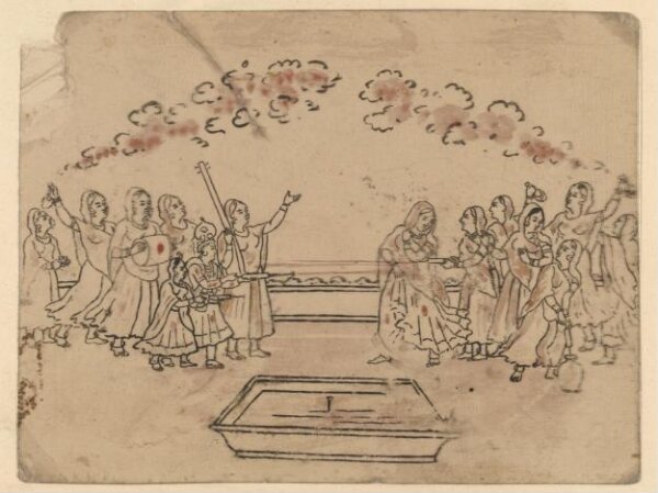 Unknown, One of sixty-three paintings depicting occupations, festivals and ships.