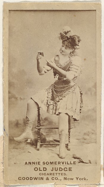 Goodwin & Company, Annie Somerville, from the Actors and Actresses series (N171) for Old Judge Cigarettes