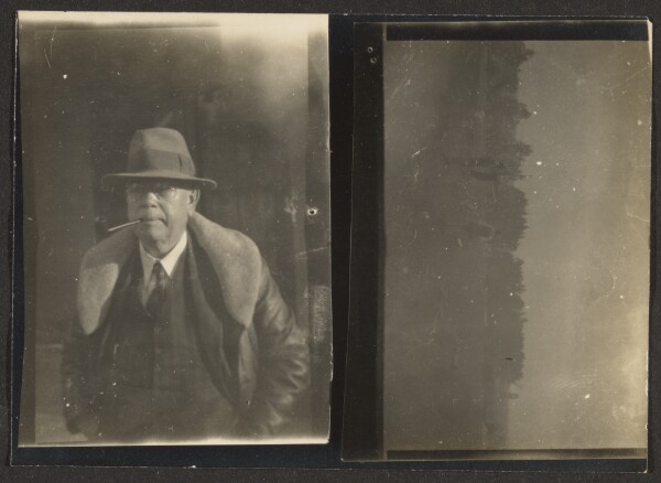 Louis Fleckenstein, [Fleckenstein and Figures in Landscape, Re-photographed]