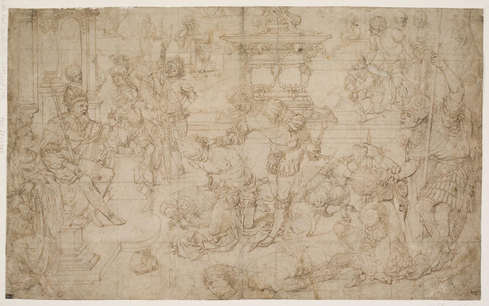 Andrea Mantegna, Halshugningsscene