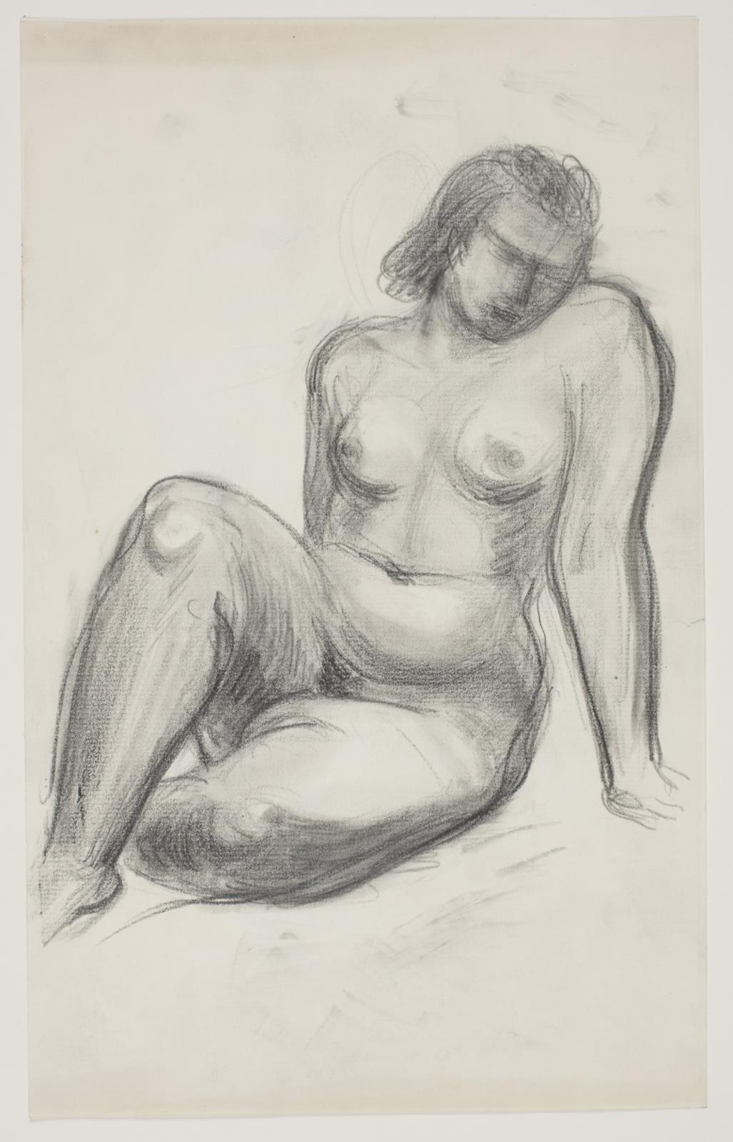 Vilhelm Lundstrøm, Siddende kvindelig model