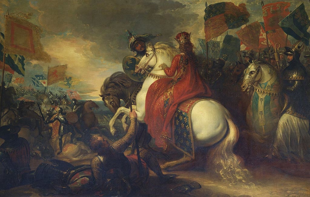 Benjamin West, Queen Philippa at the Battle of Neville's Cross