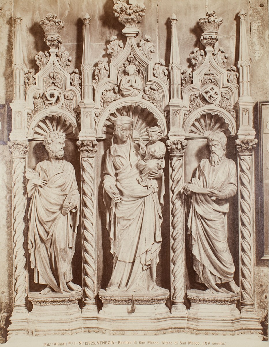 Fratelli Alinari, Altar von der Basilica di San Marco, Venedig