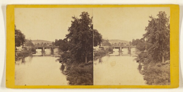Edward and Henry T. Anthony & Co., Bridge at Lewistown. [Pennsylvania Central R.R.]