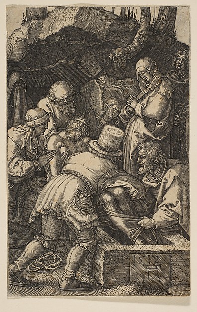 Albrecht Dürer, The Entombment, from "The Passion"