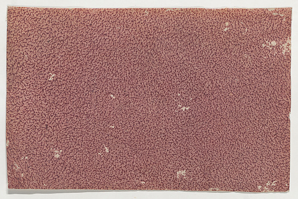 Anonymous, Purple red paste paper