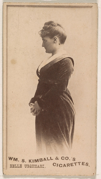 William S. Kimball & Company, Belle Urquhart, from the Actresses series (N203) issued by Wm. S. Kimball & Co.