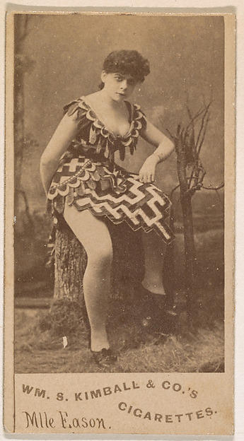 William S. Kimball & Company, Mlle. Eason, from the Actresses series (N203) issued by Wm. S. Kimball & Co.