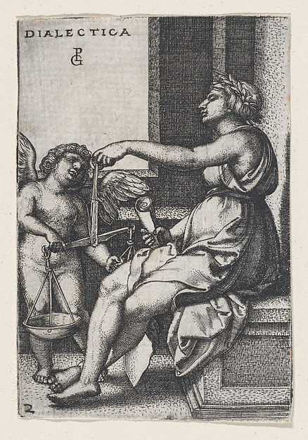 Georg Pencz, Dialectica, from "The Liberal Arts"