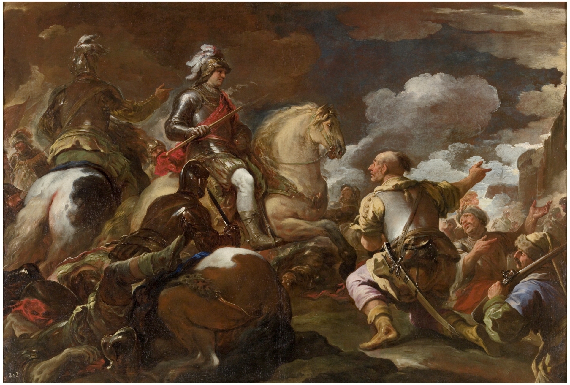 Luca Giordano, The taking of a stronghold