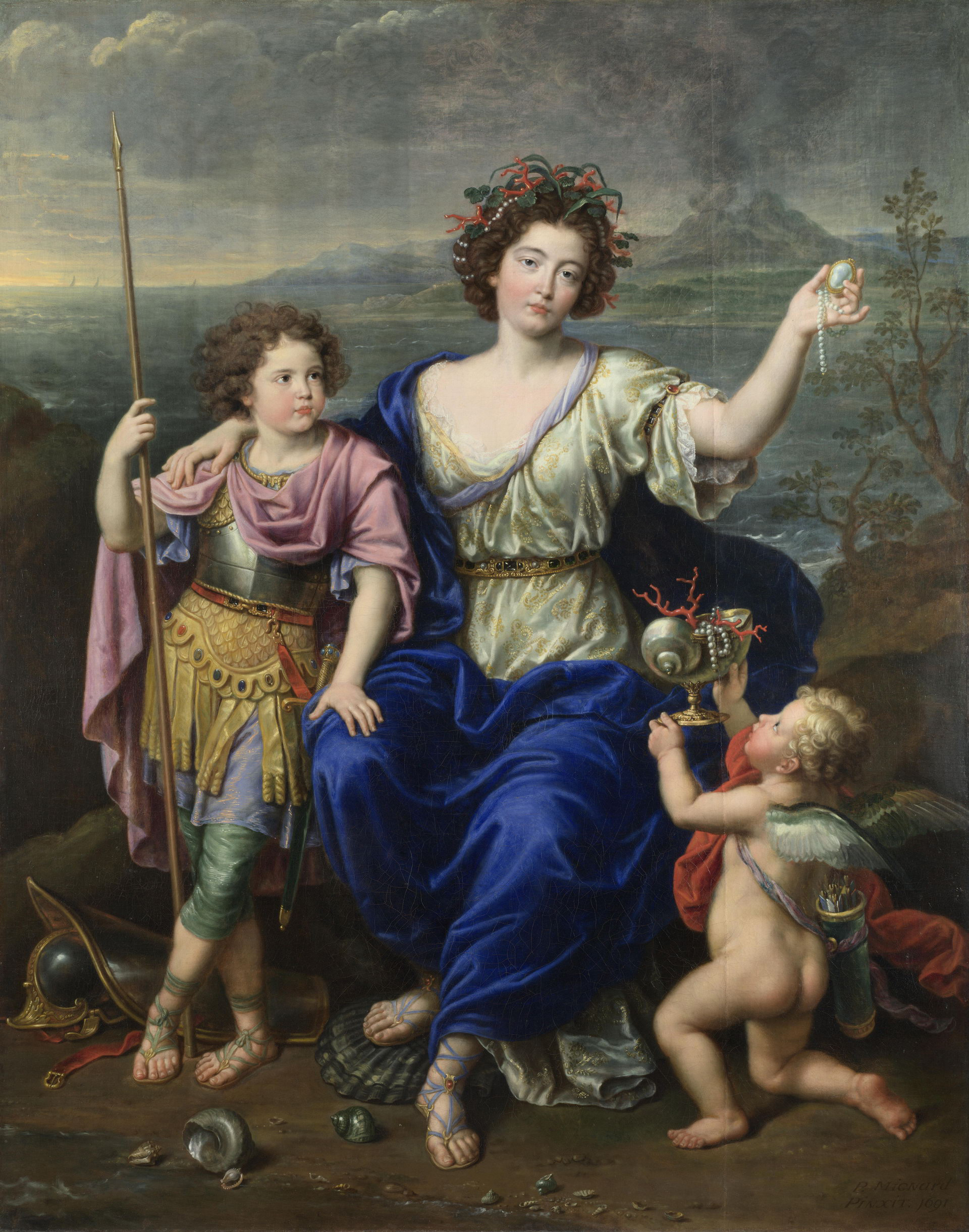 Pierre Mignard I, The Marquise de Seignelay and Two of her Sons