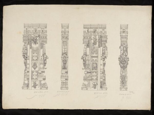 Unknown, Architectural drawing of Tirumala Nayak at Madura,