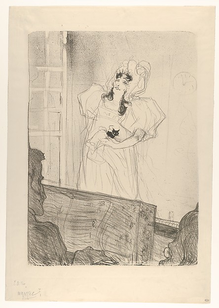 Henri de Toulouse-Lautrec, Miss May Belfort (Medium Plate)