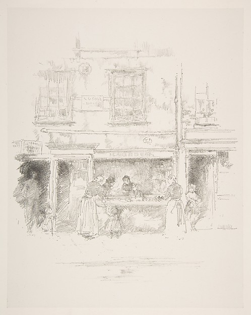 James McNeill Whistler, Maunder's Fish Shop, Chelsea