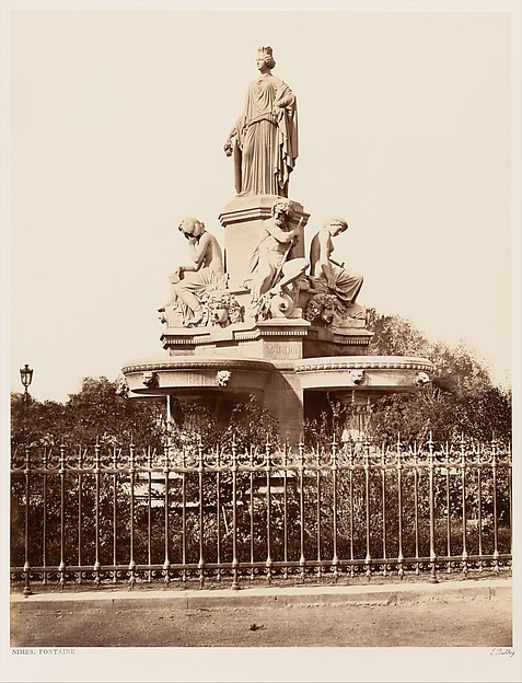 Edouard Baldus, Nîmes, Fontaine