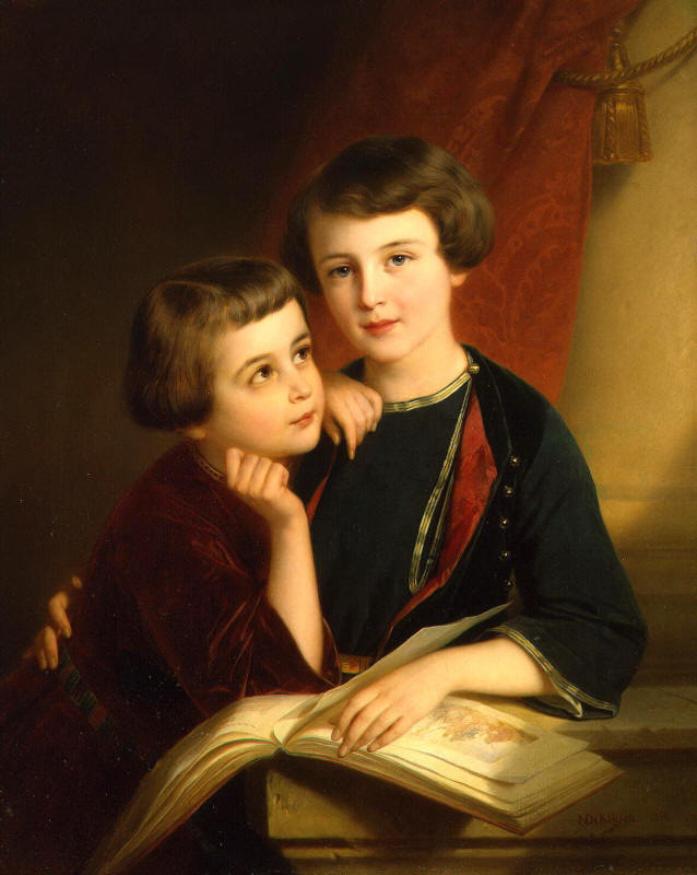 Nicaise de Keyser, Portrait of Duke A.M. Gorchakov's Sons