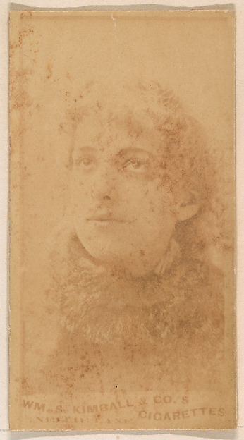 William S. Kimball & Company, Portrait of Actress, from the Actresses series (N203) issued by Wm. S. Kimball & Co.
