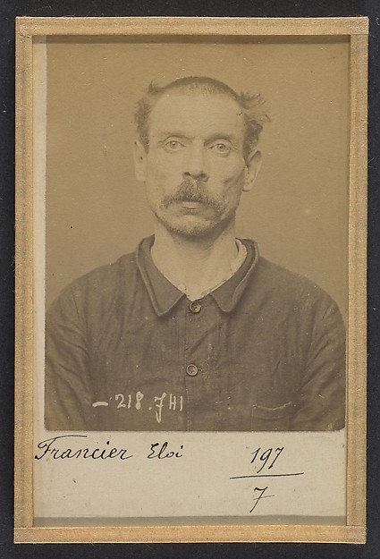 Alphonse Bertillon, Francier. Éloi. 41 ans, né le 28/10/53 à Resson-le-Long (Aisne). Ébéniste. Anarchiste. 22/5/94.
