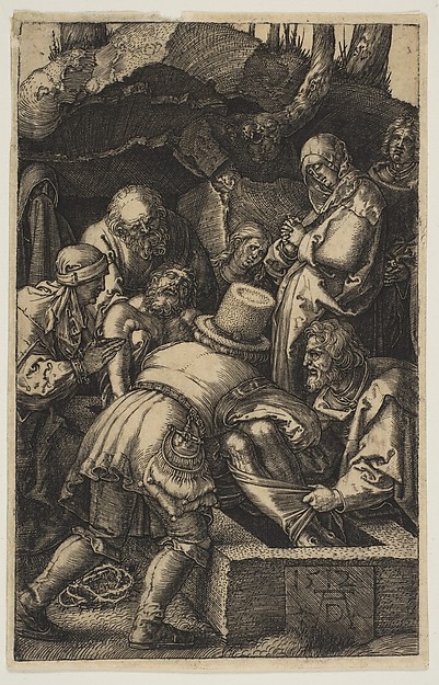 Albrecht Dürer, The Entombment, from "The Passion"