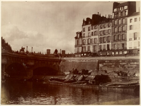 Eugène Atget, Coin du Pont Neuf