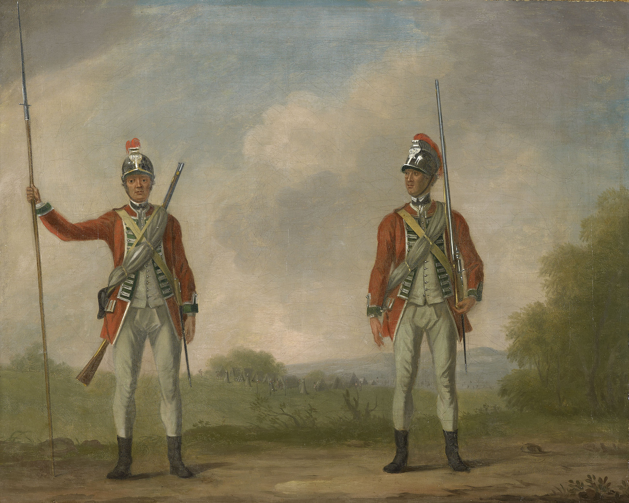 David Morier, Privates, 119th (Prince's Own) Regiment of Foot, 1762-3