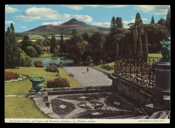 Hinde, John Wilfrid, Powerscourt Gardens, and Sugar Loaf Mountain, Enniskerry, Co. Wicklow, Ireland