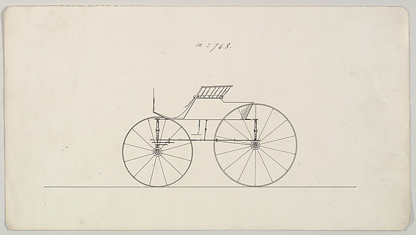 Brewster & Co., Design for Wagon, no. 768