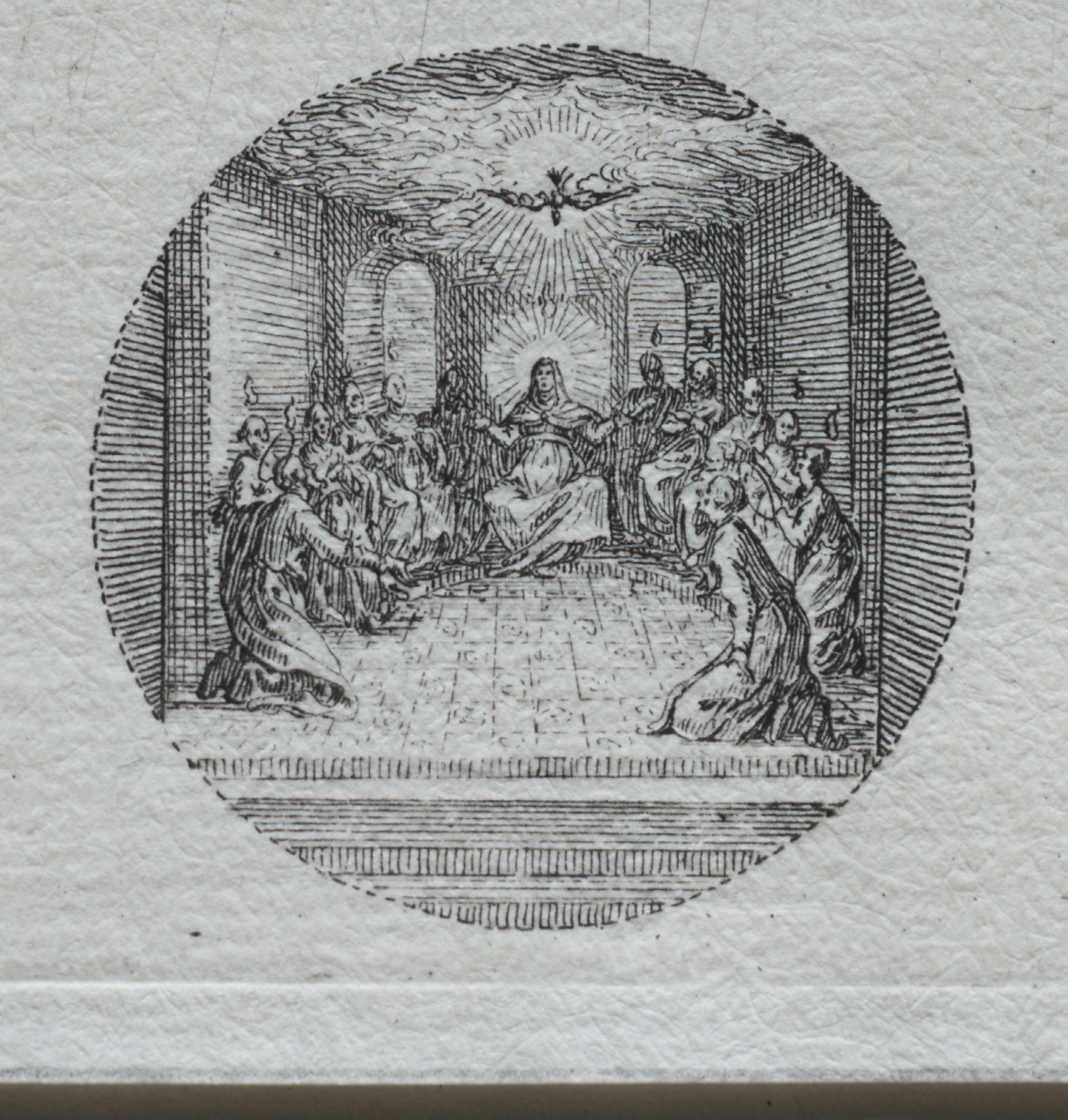 Jacques Callot, The Mysteries of the Passion:  The Descent of the Holy Spirit