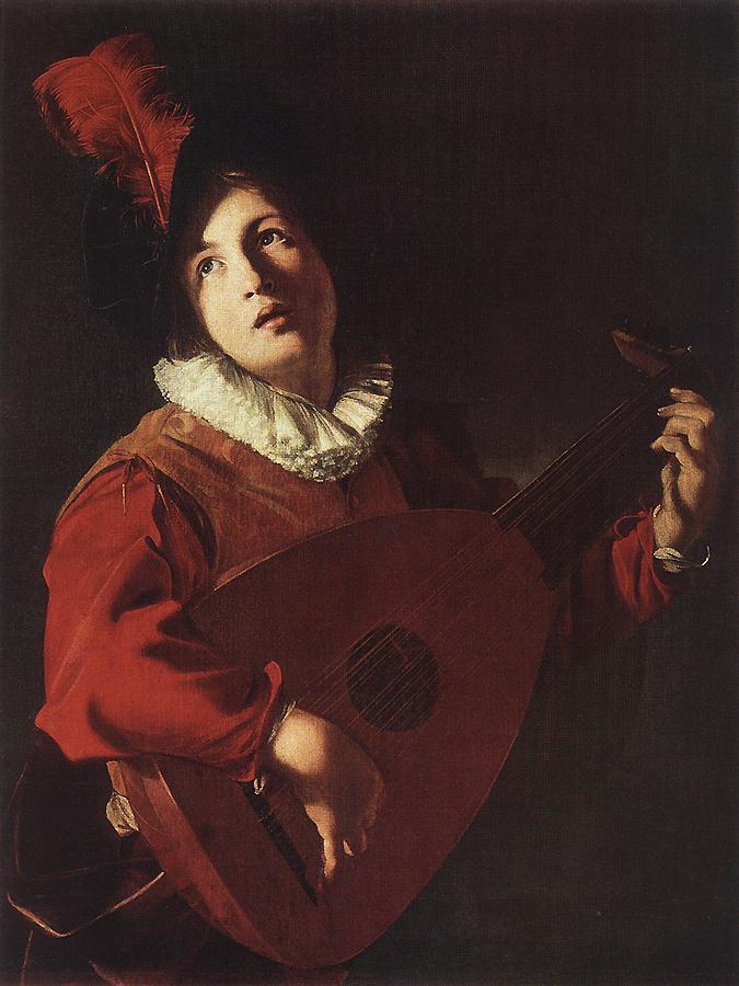 Bartolomeo Manfredi, Lute Playing Young Man