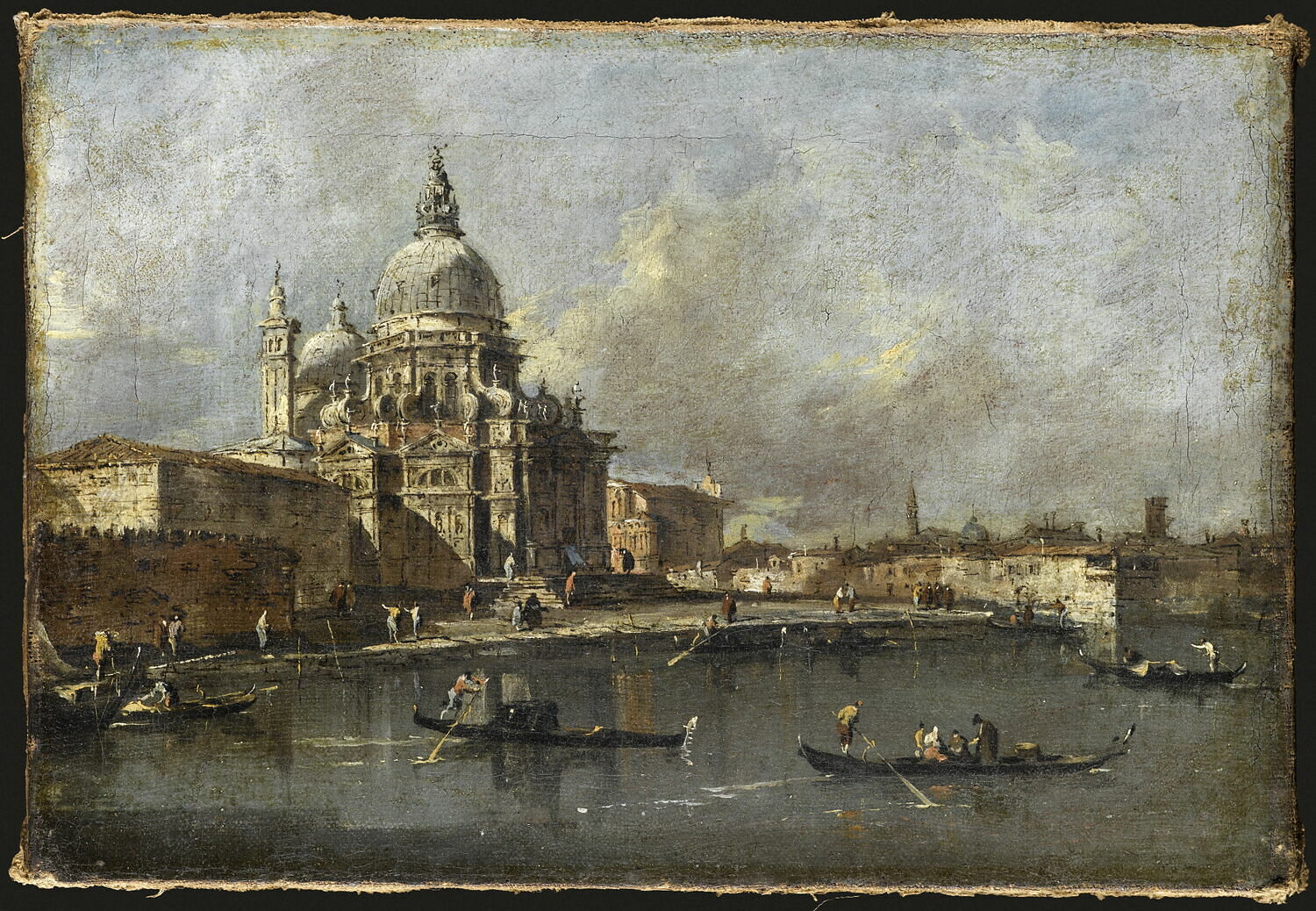 Francesco Guardi, View of the Church Santa Maria della Salute