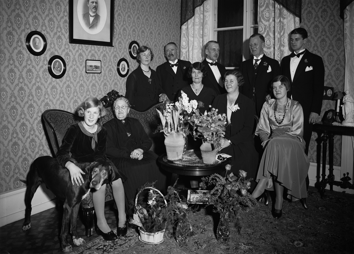 Paul Sandberg, Birthday Portrait, Probably Related Group in Uppsala, 1934