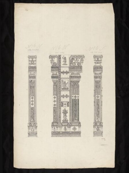 Unknown, Architectural drawing of Tirumala Nayak at Madura,