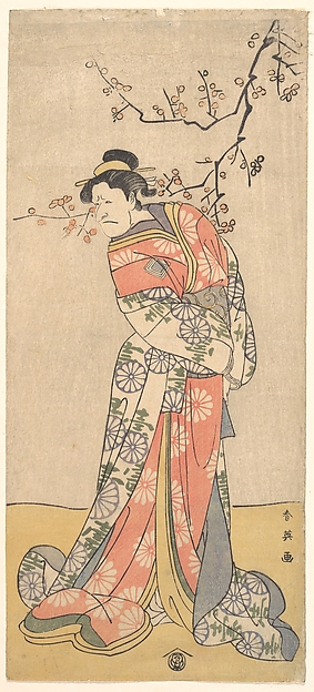 Katsukawa Shun'ei 勝川春英, Ichikawa Eibizo (Former Name: Danjuro V) in the Role of Iwafuji
