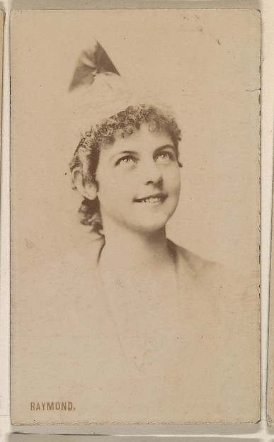 Kinney Brothers Tobacco Company, Miss Raymond, from the Actresses series (N246), Type 1, issued by Kinney Brothers to promote Sporting Extra Cigarettes