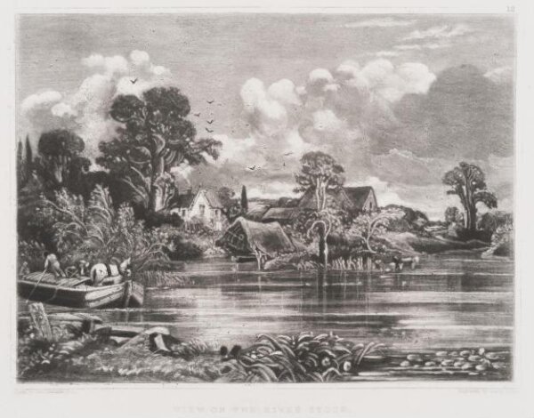 Constable, John RA, VIEW ON THE RIVER STOUR