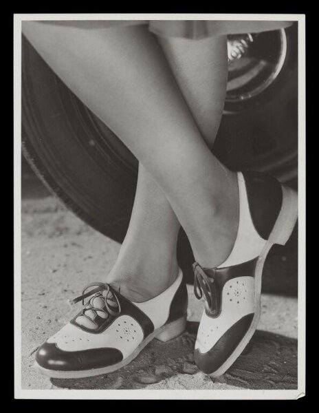 Hinde, John Wilfrid, Two-Tone Leather Shoes (Reversed)