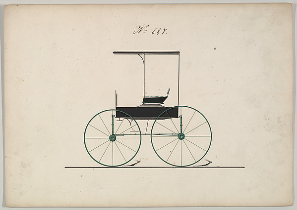 Brewster & Co., Design for Wagon, no. 887