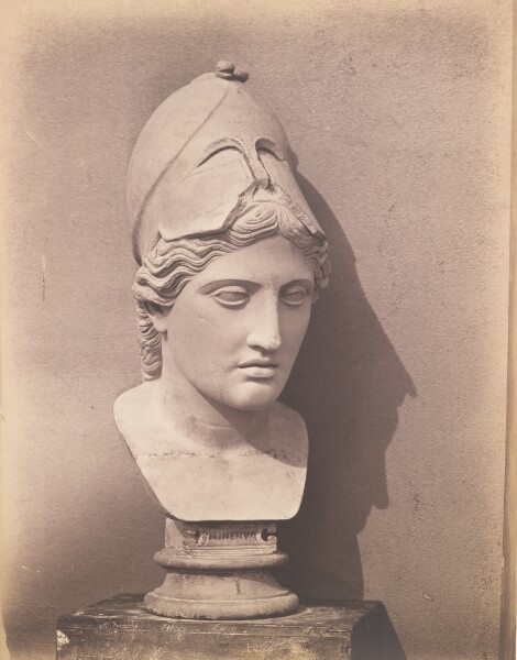 Roger Fenton, Head of Minerva [7/8 view]