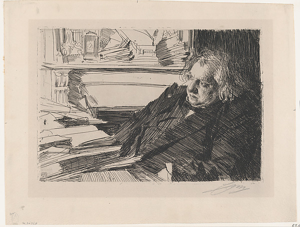 Anders Zorn, Ernest Renan